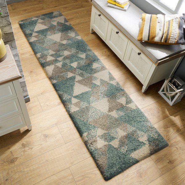 Modro-siva preproga Flair Rugs Nuru, 60 x 230 cm-image-1