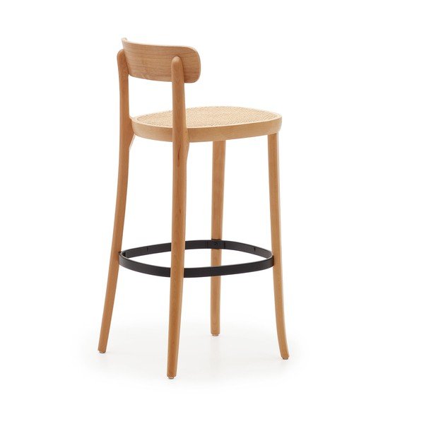 Barski stol v jesenovem dekorju 99 cm Romane - Kave Home-image-4