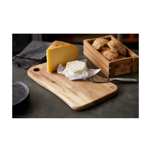 Lesena deska za rezanje z dodatki za rezanje 22x38 cm – Holm-image-2