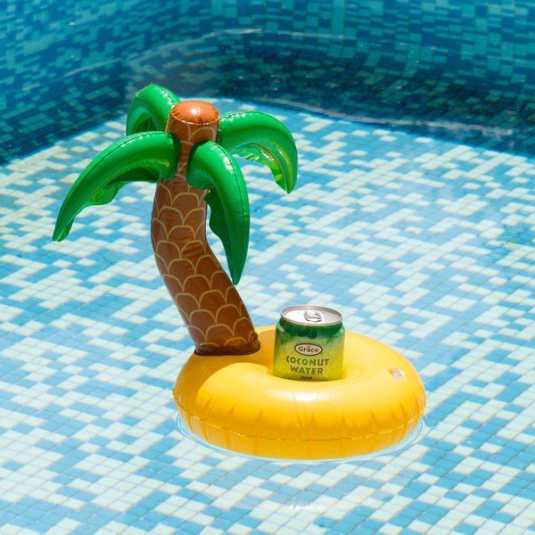 InnovaGoods Palmtree napihljiv obroč za pijačo-image-1