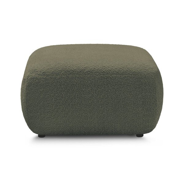 Zelen tabure iz tkanine bouclé Montaigne – Bobochic Paris