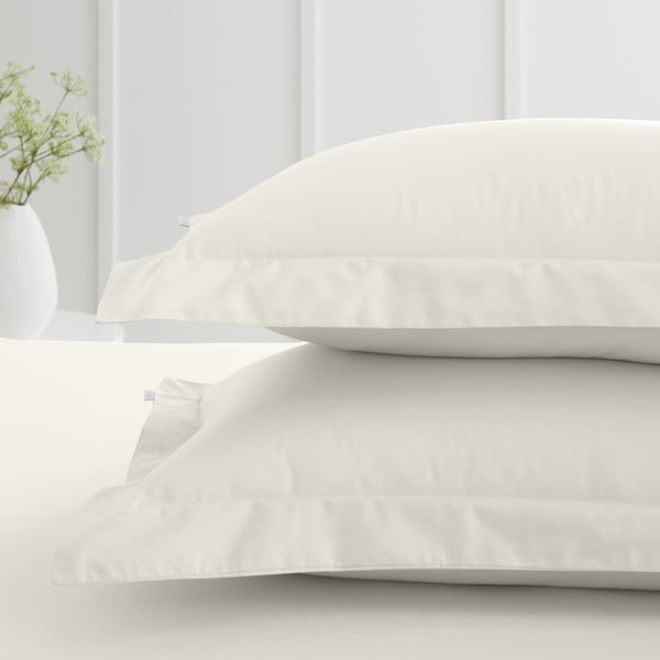 Prevleke za vzglavnik iz bombažnega perkala v kompletu 2 ks 50x75 cm Cotton Percale – Bianca-image-1