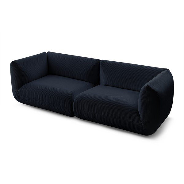 Temno moder žametni kavč 260 cm Lecomte - Bobochic Paris-image-3