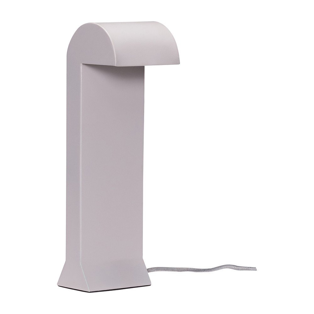 Svetlo siva LED zatemnitvena namizna svetilka (višina 34 cm) Soothe