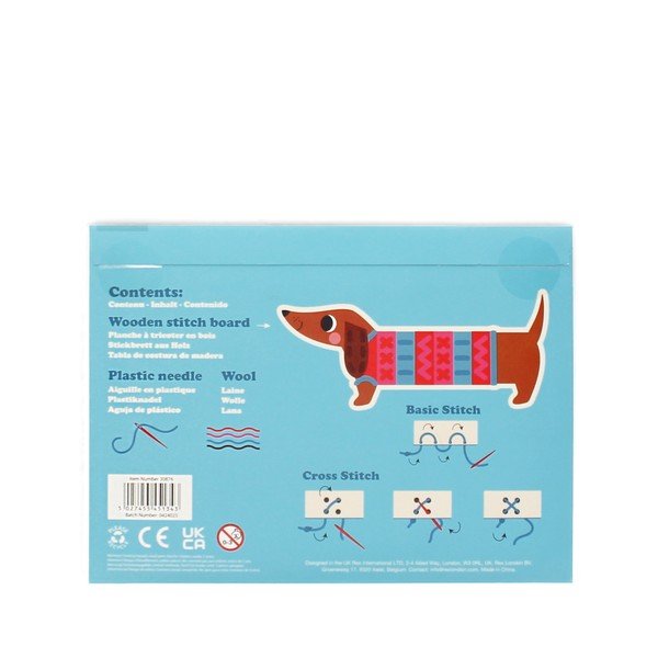 Komplet za vezenje Sunny Sausage Dog – Rex London-image-2