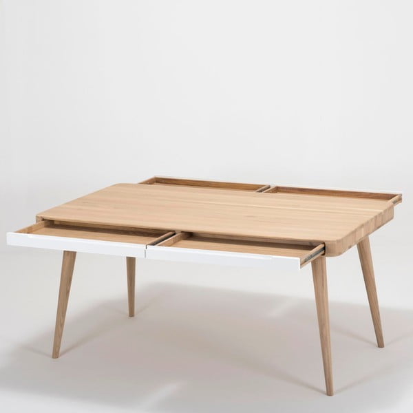 Jedilna miza iz hrastovega lesa Gazzda Ena Two, 140 x 90 cm-image-3