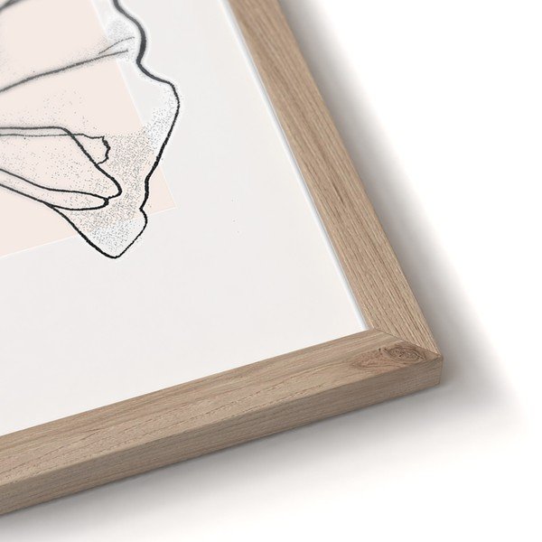 Tiskane slike v kompletu 2 ks z okvirjem 30x40 cm Floral Set – Styler-image-4