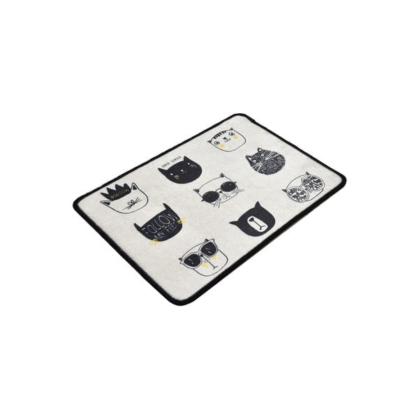 Črna/bež kopalniška preproga 40x60 cm Cutie – Foutastic