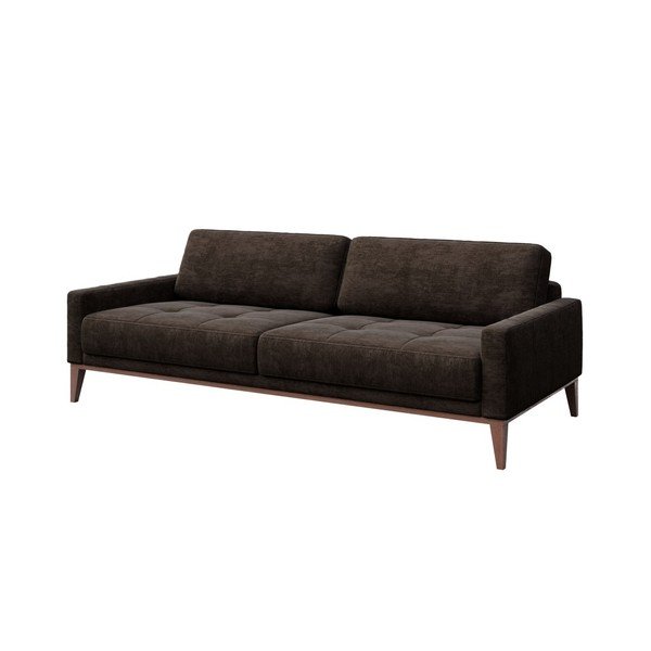 Temno rjav kavč MESONICA Musso Tufted, 210 cm-image-1