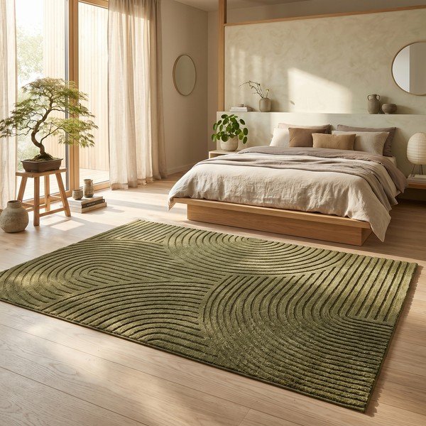 Temno zelena preproga 160x230 cm Whirl – ESTE-image-4