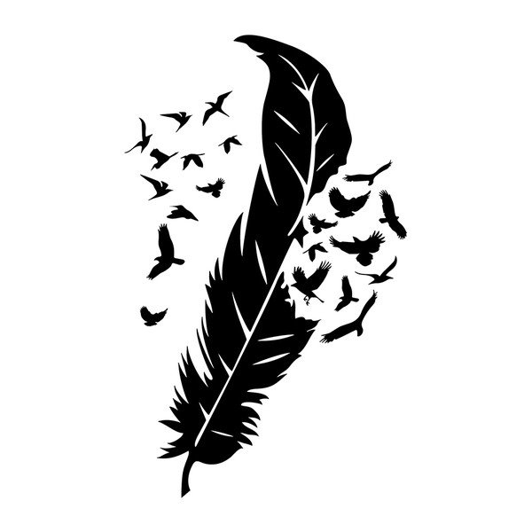 Ambiance Feather Birds nalepka-image-2