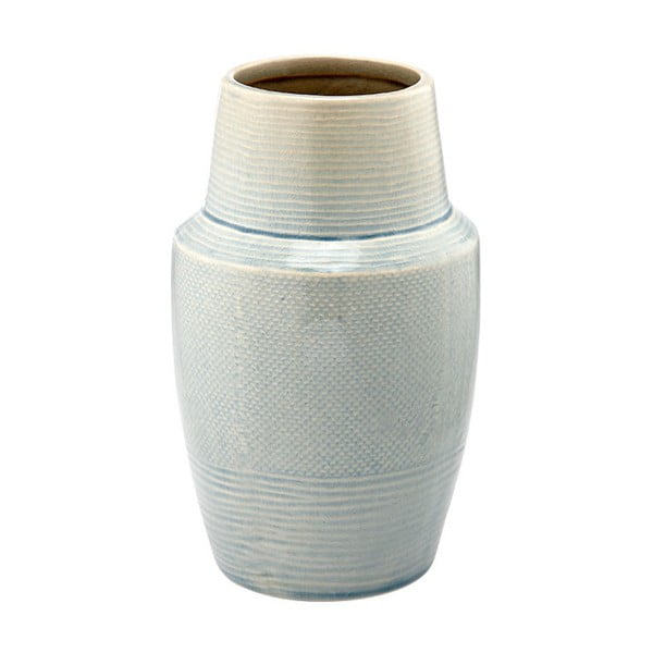 Vaza Ladelle Leah iz zelene keramike, višina 23 cm