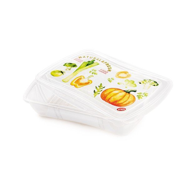 Komplet 3 škarij Vintage škatle za hrano, 1 l-image-1