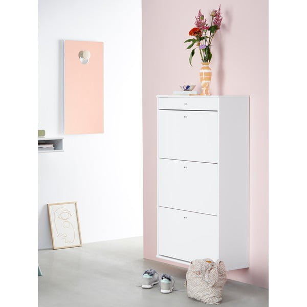 Bela omarica za čevlje Mistral-image-1