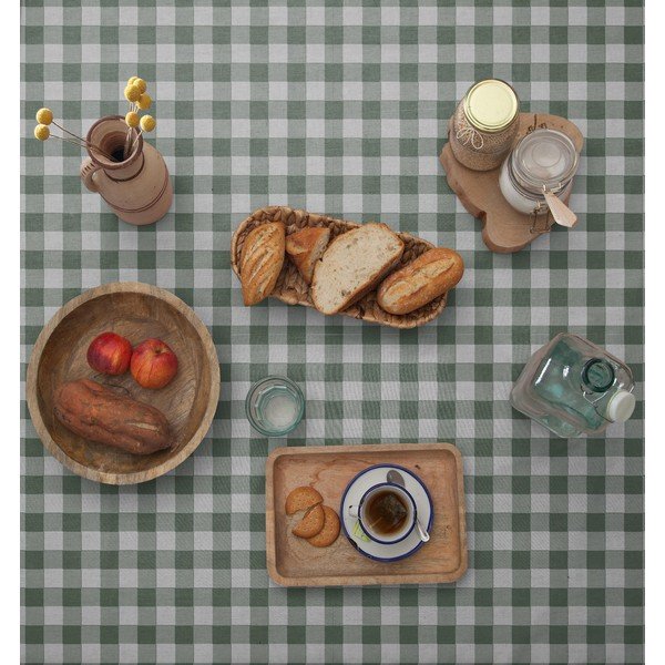 Namizni prt Really Nice Things Green Vichy, 140 x 200 cm-image-2