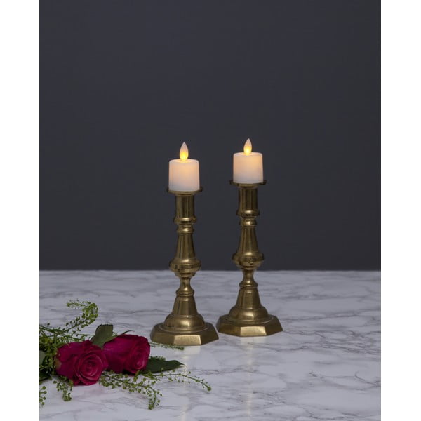 LED sveče v kompletu 2 ks (višina 6 cm) M-Twinkle – Star Trading-image-4