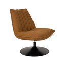 Oker rumen fotelj iz tkanine bouclé Jax – White Label