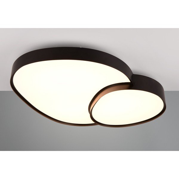 Črna LED stropna svetilka 63.5x77 cm Rise – Trio-image-1
