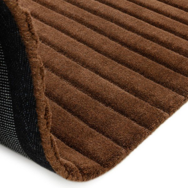 Temno rjava ročno tkana volnena preproga 160x230 cm – Asiatic Carpets-image-2
