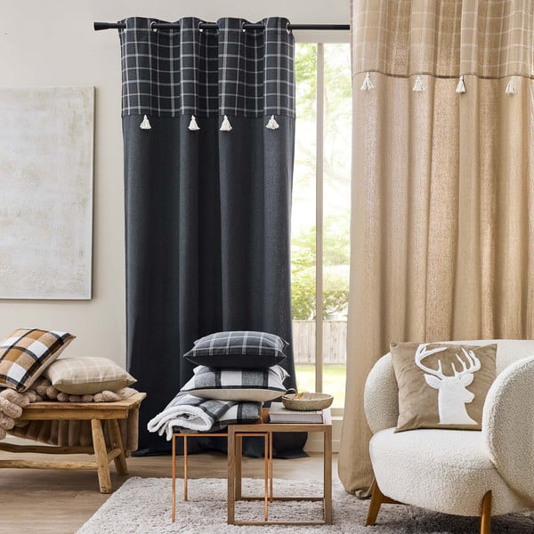 Okrasna blazina iz mešanice bombaža 45x45 cm Everest – douceur d'intérieur-image-4