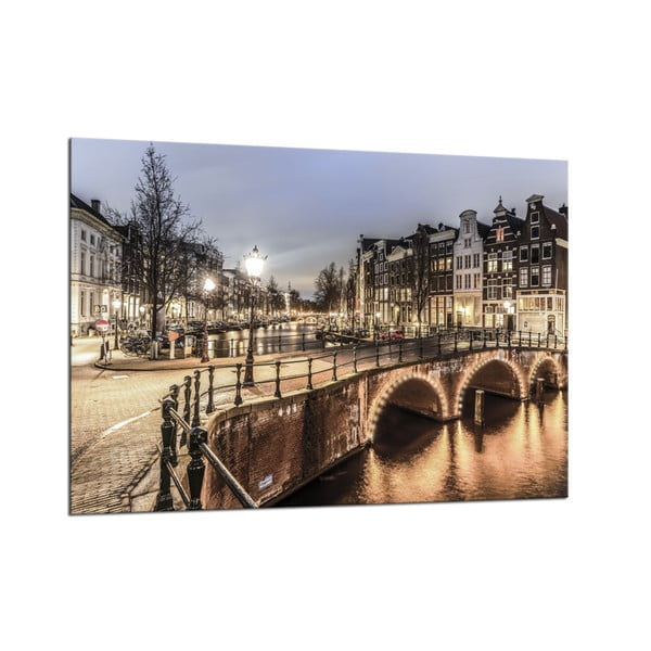 Slika Styler Glasspik Amsterdam City, 70 x 100 cm
