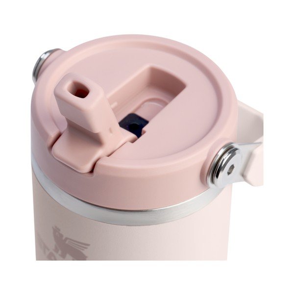 Svetlo rožnata termovka iz nerjavečega jekla 410 ml IceFlow™ Flip Straw 2.0 Tumbler Rose Quartz – Stanley-image-3