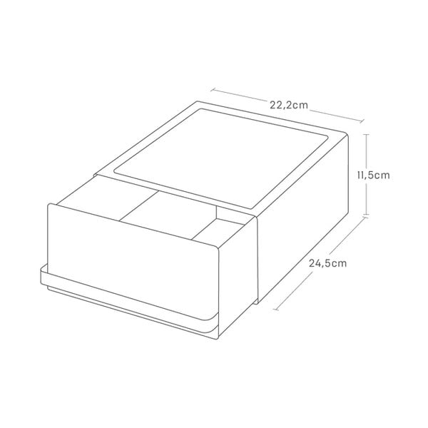 Bela škatla za čaj Tower – YAMAZAKI-image-4