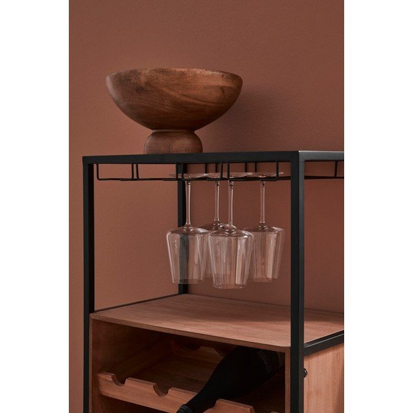 Vinska omara v naravni barvi število steklenic 12, 51x91x30 cm Isaac – Yes Everyday-image-1