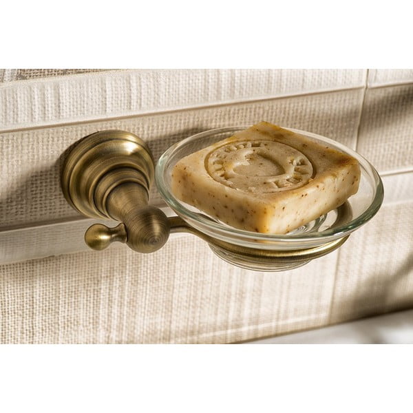 Stenski medeninasti dozirnik za milo Sapho Diamond-image-1