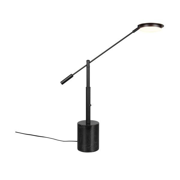 Črna LED namizna svetilka (višina 65 cm) Fiore – Trio Select
