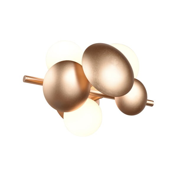 Bela/zlata stenska svetilka Bubble – Trio Select-image-3