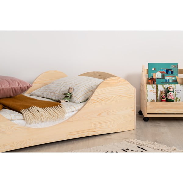 Otroška postelja iz borovega lesa Adeko Pepe Adel, 80 x 190 cm