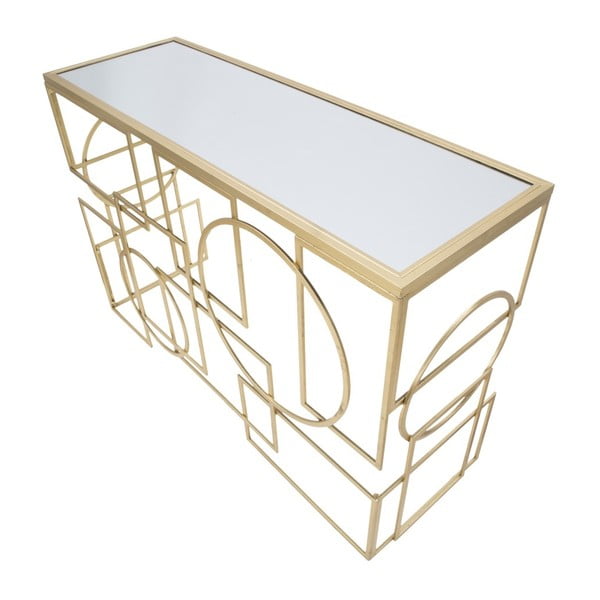 Stranska mizica v zlati barvi 41x120 cm Marie – Mauro Ferretti-image-4