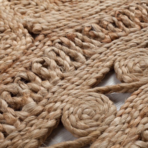 Okrogla preproga iz jute v naravni barvi ø 150 cm Eden - Flair Rugs-image-2