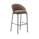 Rjav barski stol (višina sedeža 77 cm) Eamy – Kave Home