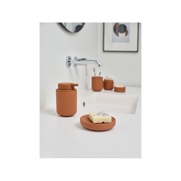 Oranžen porcelanast podstavek za milo Ume – Zone-image-3