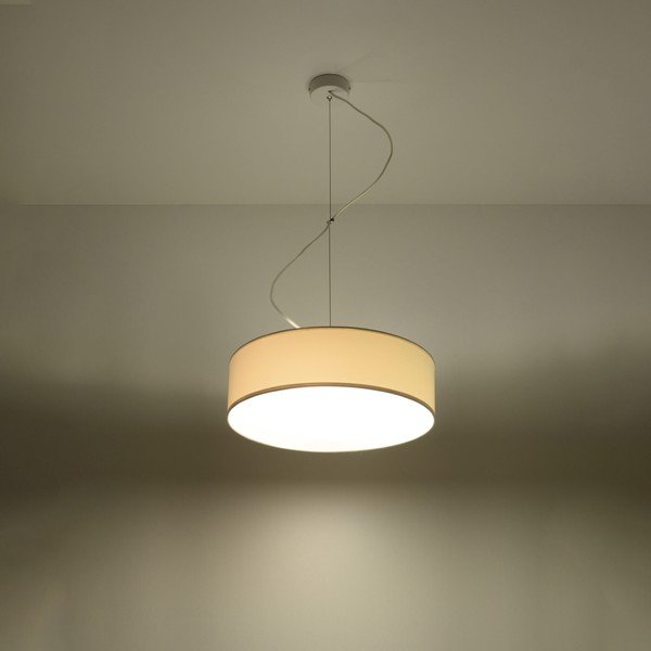 Bela viseča svetilka ø 35 cm Atis – Sollux