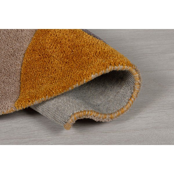 Rumena preproga Flair Rugs Splinter, ⌀ 135 cm-image-3