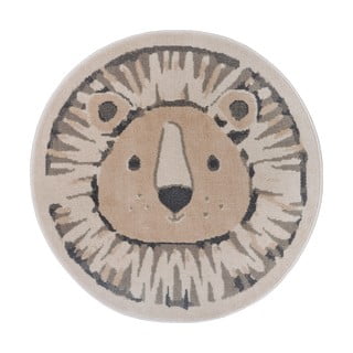 Bež otroška preproga ø 100 cm Lion – Hanse Home