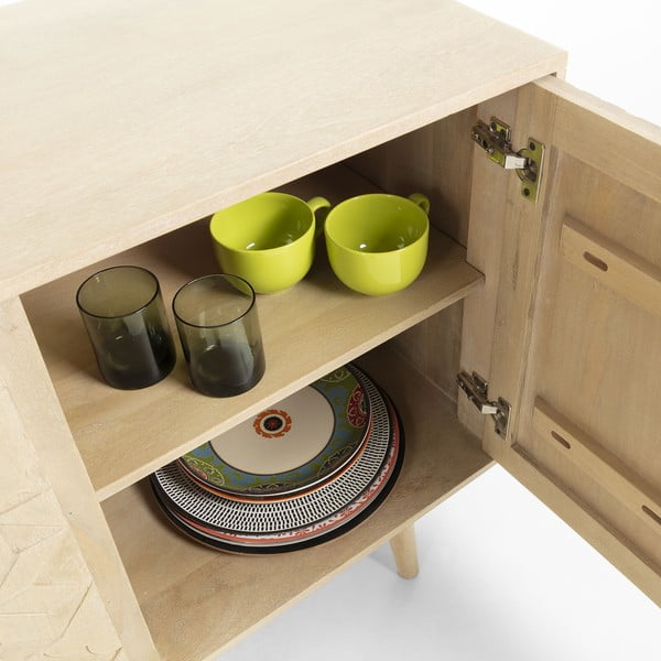 Komoda iz mangovega in akacijevega lesa Kave Home Sakoi, 162 x 75 cm-image-4