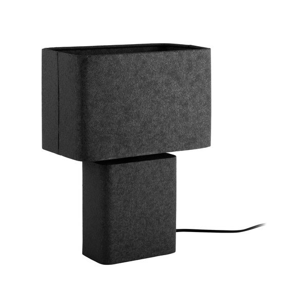 Črna kovinska namizna svetilka (višina 33 cm) Boaz Recto – Leitmotiv