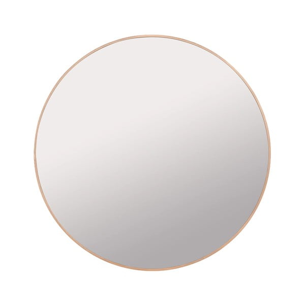 Stensko ogledalo z lesenim okvirjem ø 110 cm Miro – Blomus