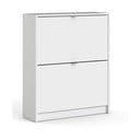 Bela preklopna omarica za čevlje Shoes – Tvilum