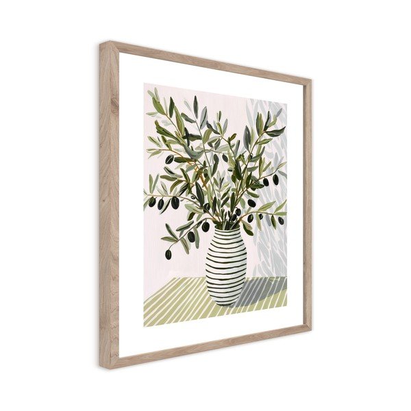 Tiskana slika z okvirjem 40x50 cm Olive Bunch II – Styler-image-4