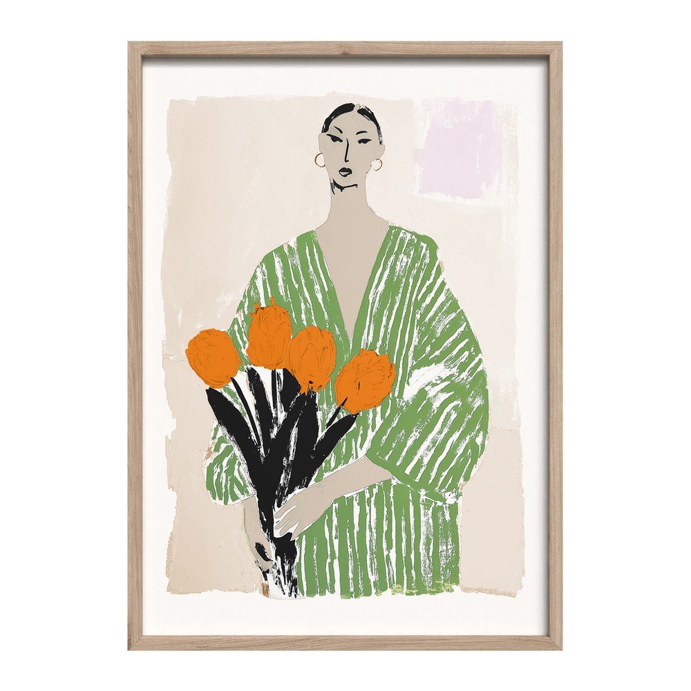 Tiskana slika z okvirjem 50x70 cm Stella