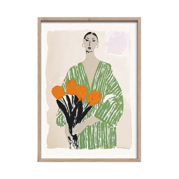 Tiskana slika z okvirjem 50x70 cm Stella – Styler