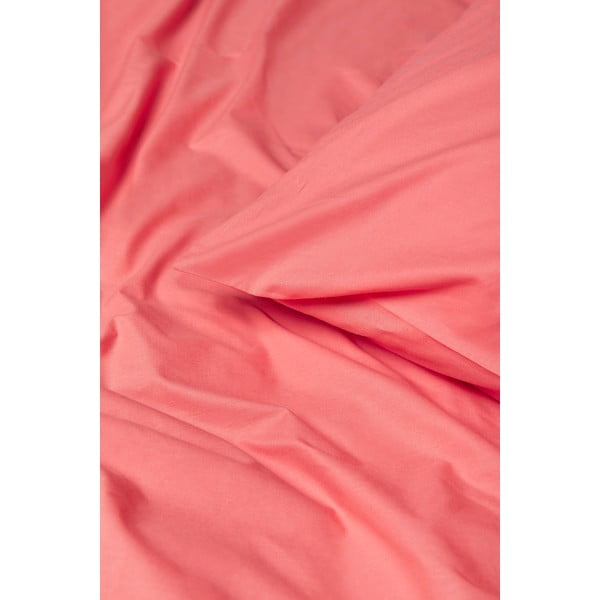 Koralno rožnata bombažna posteljnina za zakonsko posteljo Bonami Selection, 200 x 200 cm-image-1