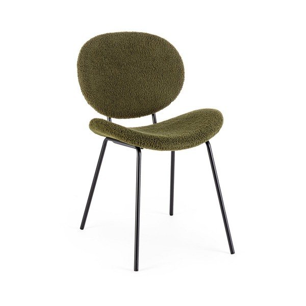 Kaki zelen oblazinjen jedilni stol Maddie – Yes Everyday