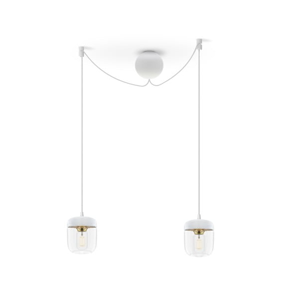 Bel dvojni viseči kabel za svetilke UMAGE Cannonball-image-2