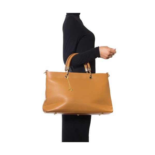 Usnjena torbica Luisa Vannini 1131 Cognac-image-4